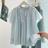 Diseño Nuevo Estilo Coreano Verano 2026, Juvenil y Versátil, Camiseta Delgada que Cubre el Vientre