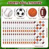 Pegatinas Impermeables Fútbol Baloncesto Voleibol Rugby Pegatinas Patrones Decorativos Pegatinas de Recompensa para Niños