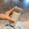 Taza de Agua Exquisita de Acero Inoxidable 304 de Gama Alta, Estilo Celebridad de Internet, Alto Valor Estético, Vaso Recto Incrustado de Diamantes, Mini Venta Caliente Transfronteriza Directo de Fábrica
