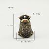 Año del Dragón Colgante de Campana de Animal Colgante Pequeño Cuerda Colgante Artesanía de Latón Puesto Piezas Pequeñas Calle Retro Transfronterizo Nuevo Producto