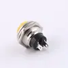 Especializado en la producción de interruptor de botón redondo pequeño apertura de 2 pines auto-restablecimiento pulsador interruptor de encendido interruptor sin bloqueo
