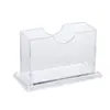 Marca de Suministro Dispensador de Pañuelos Tipo Pulsador Caja de Pañuelos Caja para Notas Caja de Pañuelos Estilo Europeo Caja de Pañuelos Transparente Restaurante