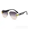 Serie H sin montura nuevo gafas de sol de moda transfronterizas europeas y americanas gafas de sol con protección UV moda tendencia