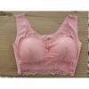 Comercio Exterior Transfronterizo talla extra Chaleco Delgado Sujetador chica rellenita Sin Aro de Acero Sensible Encaje Levanta-busto Deportivo Dormir