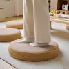 Almofada Futon Japonesa para Casa Tatami Varanda Redonda Espessa Assento de Janela de Canto para Adoração a Buda Tapete de Meditação