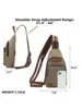 Procesamiento Bolso de Hombro Cruzado Personalizado Bolso de Hombro Mochila Casual de Lona para Hombres y Mujeres