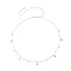 Estilo Bohemio Transfronterizo Europeo y Americano Cadena de Hueso de Serpiente Personalizada Cadena para el Cuerpo Versátil para Mujer Mínimalista Doble Capa temu Cadena Caliente para la Cintura