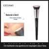 Gecomo Não. Pincel de Base Cabeça Chata 55 Não Absorve Pó e É Fácil de Aplicar Maquiagem Pincel de Maquiagem Portátil Ferramenta de Beleza para Iniciantes
