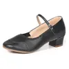 Zapatos de baile latino para mujer, zapatos de baile de tacón medio, zapatos para baile en línea, zapatos de baile de suela blanda, zapatos de baile para actuación de adultos, zapatos de un solo pie