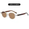 Óculos de Sol Ovais Estilo Retrô Americano Feminino Estilo Ins Óculos de Moda com Tachas Tendência Estilo de Rua Personalidade Óculos de Sol para Street Snap