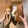 Sapatos de Neve de Algodão Birkenstock com Sola Grossa Retro Aumentadores de Altura Totalmente Cobertos para Mulheres 2026 Inverno Novo Versátil Fofo Laço Sapatos Peludos