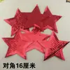 Adesivos de Patches Podem Ser Costurados e Passados a Ferro, Apliques de Tecido, Roupas de Performance, Roupas de Performance, Roupas de Dança Decoradas com Estrelas de Cinco Pontas Lantejoulas, Tamanhos