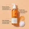 OCEAURA Gel de Ducha con Aroma a Caqui Limpieza Suave Baño para Todo el Cuerpo Hidratante Frescura Cuidado Hidratante Corporal