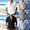 Ropa deportiva europea y americana transfronteriza para hombre, camisa casual de manga corta con capucha, sudadera de moda, versátil, holgada, camiseta de playa de moda