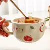 Taza de Cerámica Pintada a Mano Estilo Ins de Año Nuevo del Caballo con Lindo Diseño Floral Crema, Alto Valor Estético, Taza Creativa para Uso Doméstico