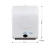 En stock máquina de papel de inducción baño de hotel automática inteligente dispensador de papel de rollo grande máquina de papel cortador de papel de pared