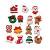 Suministro transfronterizo de bolsa de dibujos animados de Navidad, accesorios de resina, crema de pegamento, carcasa de teléfono móvil, horquilla decorativa casera, tocado