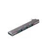 Extensor USB Inalámbrico 3.0 para Computadoras Portátiles, Estación de Acoplamiento Tipo-C, Hub Convertidor de Interfaz de Inserción Lateral para Unidad USB