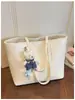 Bolsa de Ombro Grande Capacidade Estilo Coreano Transfronteiriça para Mulheres Modelo Novo 2026 Cor Sólida Bolsa Tote Simples Bolsa de Ombro Versátil
