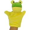 Marioneta de Mano de Animal Boca Abrible Performance Accesorio Interactivo Muñeco de Peluche Dibujos Animados para Jardín de Infancia Zona de Guante Juguete de Material