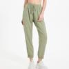 Pantalones Deportivos Tejidos de Cintura Alta para Mujer Verano Correr Danza Yoga Fitness Pantalones Finos para Exterior Pierna Recta Pantalones Casuales
