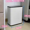 Basurero Doméstico 2025 Nuevo para Inodoro Baño con Tapa Dormitorio Sala de Estar Accesible Lujo Gama Alta Alto Valor Acero Inoxidable