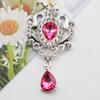 32*60mm Liga Strass Acrílico Coroa Pingente Flor Disco DIY Roupas Acessórios de Cabelo Joias Broche Decorativo Acessórios