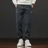 Pantalones Rectos de Seda de Hielo para Hombre de Fabricante Directo Pantalones Largos Finos de Primavera Verano Otoño Hombres Elásticos Versátiles de Negocios Casuales