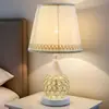 Lámpara de Mesita de Noche para Dormitorio Lámpara Estilo Europeo Lámpara Estilo Americano Lujo Cálido Simple Moderno de Moda Luz de Cristal Lujo Lámpara de Escritorio de Lujo