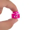 Fivela de Mola Colorida Pequena de Furo Duplo Fivela de Mola Plástica para Corda Fivela de Aperto Cordão de Mochila Ajuste Elástico Fivela de Corda Fixa