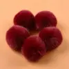 Bola de Pelo Sintético de Visón 4.5cm Multicolores Colores Macarrón Accesorios Colgantes para Pendientes, Listos para Enviar desde el Fabricante
