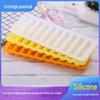Molde de silicone para barra de gelo de 10 dedos, biscoito de dedo, pudim, chocolate, cubo de gelo de silicone cilíndrico, molde de hóquei no gelo