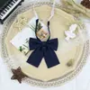 Uniforme Jk corbata de moño raíz de pluma cianótico rojo color sólido ángulo oblicuo japonés estudiante raíz de pluma gigante flor de cuello traje de marinero objeto pequeño