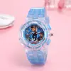 Stock Disponible Reloj Luminoso Infantil de Jardín de Infancia Paw Patrol Spider-Man Luz de Flash Colorida Reloj de Cuarzo para Niños