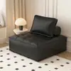 Sofá de Tela con Bloque de Tofu, Cubo de Tecnología Minimalista Italiano de Línea Recta, Sofá Perezoso Simple para Sala de Estar Pequeña, Juego Modular