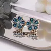 Fivela de Cintura Flor de Cerejeira Calça Feminina Cintura Grande Fivela Ajustável Fivela de Cintura de Jeans Apertando Acessório Removível