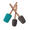 Espátula de Silicona para Hornear Herramientas de Cocina Pastel Postre Crema Espátula Mango de Madera Espátula Grande para Mantequilla Hogar