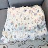 Fábrica de origem (Tiro real) Algodão Nuvem 150g Boneca Desenho Animado Gola Bolo Urso Manga Longa Pijama Conjunto Roupa de Casa