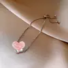 Pulseira Flor Redonda de Zircônia, Pulseira de Luxo Leve e de Alta Qualidade, Elegante na Moda e Exquisita, Pulseira Versátil, Design de Nicho