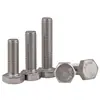En stock tornillos de hexágono exterior de rosca completa DIN933 M3-M18 tornillos de hexágono exterior tornillos de acero inoxidable 304