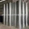 Processamento de duto de ar Dongguan duto de ventilação espiral aço inoxidável 304 conexões de duto de exaustão interface de flange