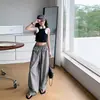 Calças de Verão para Meninas 2026 Nova Moda Estilo Coreano Calças Casuais para Crianças Maiores com Detalhes de Cadarço Tendência