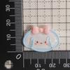Botões de resina de animais de desenho animado DIY acessórios semiacabados de resina feitos à mão atacado material de grampo de cabelo infantil corda de cabeça