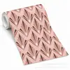 Impressão UV Adesivo de parede autoadesivo Geometria rosa claro Parede de fundo da sala de estar Personalização por imagem Atacado