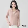 Chaqueta de yoga lulu primavera otoño top de yoga ropa para correr al aire libre fitness con capucha corte ajustado chaqueta deportiva mujer