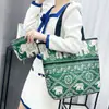Bolsa de Compras Dobrável Desenho Animado Portátil Ecológica Tecido Oxford Grande Capacidade Bolsa Tote Supermercado Versão Coreana