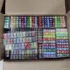 Em estoque dados de acrílico de cristal transparente coloridos 14mm caixa de embalagem nova dados coloridos múltiplas cores opcionais