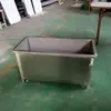 Tanque de Armazenamento de Água para Pia de Aço Inoxidável Tanque de Água Móvel para Uso Industrial com Tampa Tanque de Armazenamento de Água com Tampa Caixa