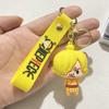 Llavero de dibujos animados transfronterizo nuevo one piece Luffy Nami Shanzhi saolong llavero muñeco para hombres y mujeres colgante adornos