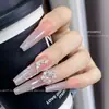 Nuevo Aleación de Arco Joyería para Uñas Líquidas Luz Destellante Diamante de Lujo Luna Mariposa Decoración de Uñas Taladro Al por Mayor